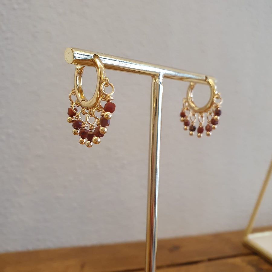 Single piece earring // Jade