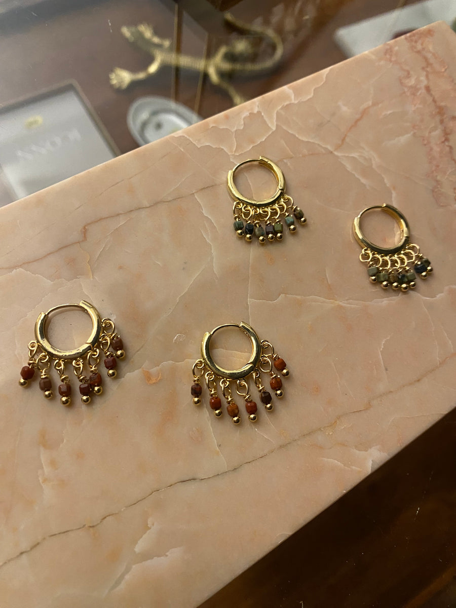 Single piece earring // Turquoise