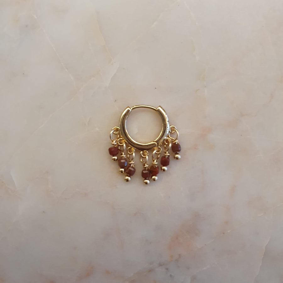 Single piece earring // Jade