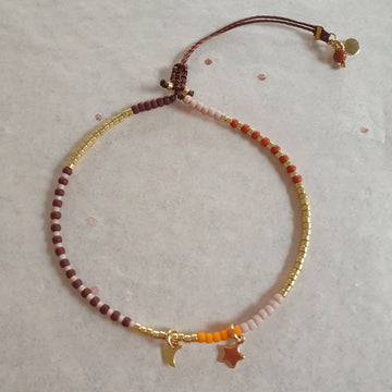 Terri bracelet // Brown Gold