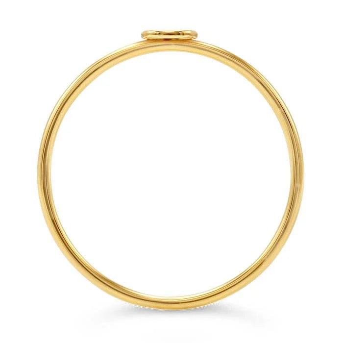 Disc ring // Goldfilled