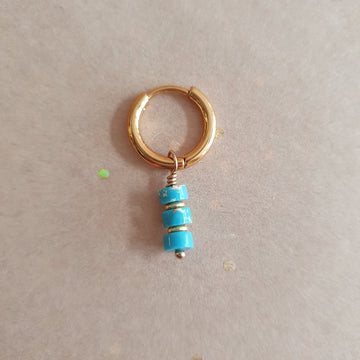 Stone earrings // Turquoise