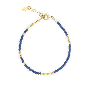 Ava bracelet // Blue Gold