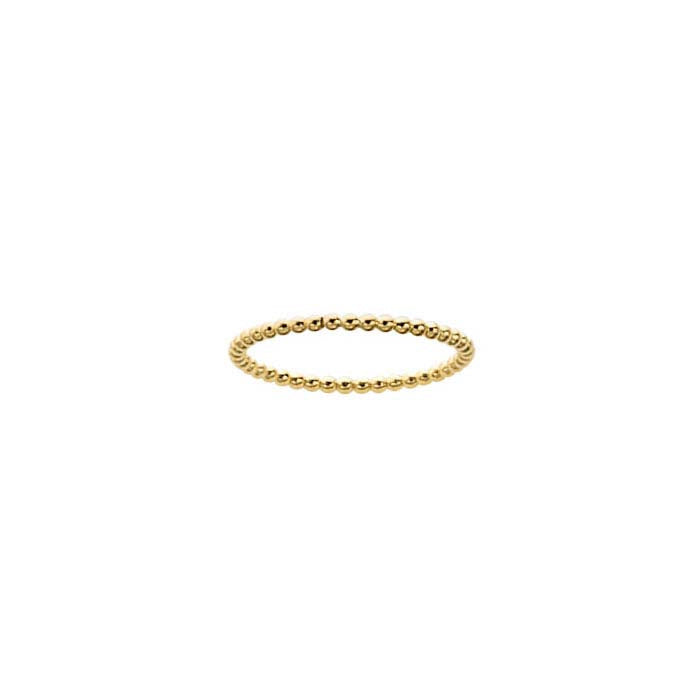 Beaded ring 1,5mm // Goldfilled
