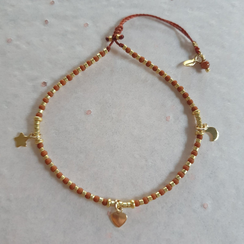 Moonsister Bracelet // Camel Gold