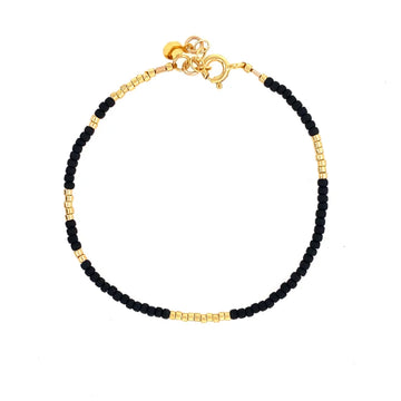 Ava bracelet // Black Gold