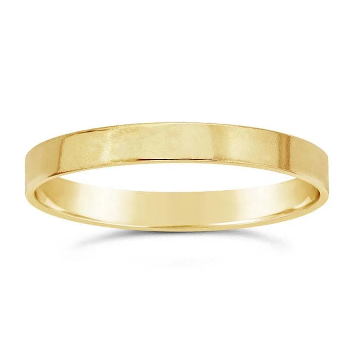 Flat wire ring // Goldfilled