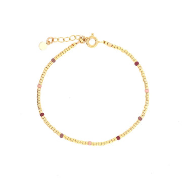 Ivy bracelet // Garnet Gold
