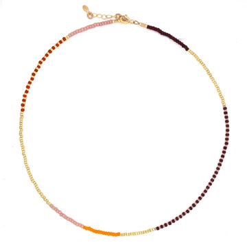 Terri Necklace // Brown Gold